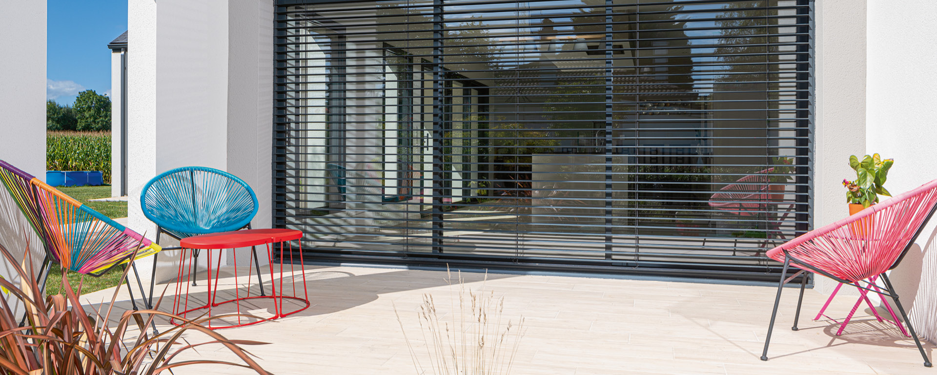Brise soleil à lames orientales K.Line