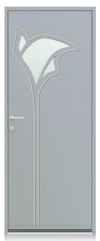 collection caractère porte d'entrée aluminium k-line